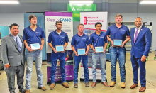 Local students honored after completing CLTCC, NSU advanced manufacturing technician program