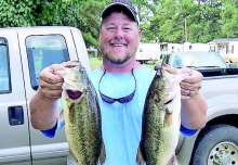 Second place in the October tournament of the Many Bass Club was taken by points leader Derek Mong.