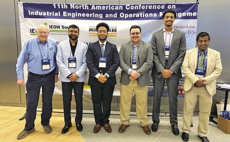 Brady, NSU Engineering Dept. stand out at international conference