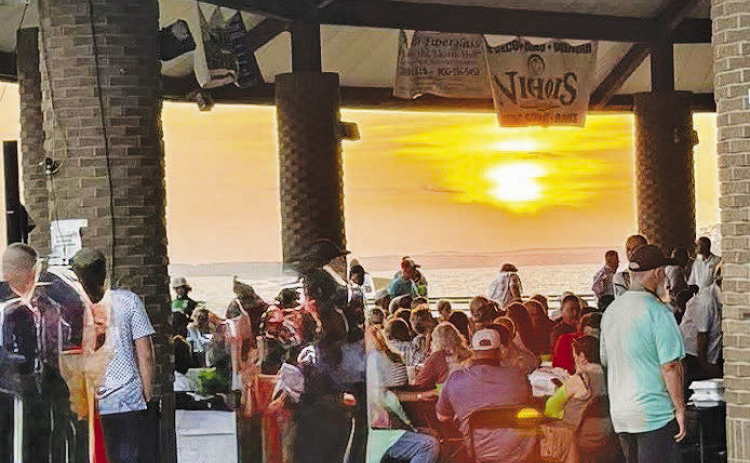 Toledo Bend sunset gave the TBLA Bass Unlimited Auction a perfect glow.