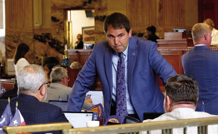 Rep. Ryan Bourriaque is pushing to fix the state’s road and bridges. Photo credit: Cross Harris/LSU Manship School News Service