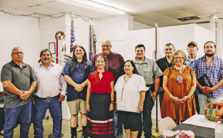 The Choctaw Apache Tribe of Ebarb is pleased to announce their new leadership. They are Tribal Chairman Jason “Jake” Rivers, Vice Chairman Adam Sepulvado, Secretary Russell Paddie, and Treasurer Mattie Sepulvado. The Tribal Council consists of Tim Malmay, Jeff Leone, Robert Caldwell, Tatiana Brandon, Shaun Toups, and Patrick Allen Parrie. James Sepulvado is a temporary alternate.
